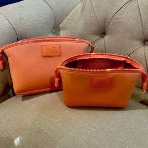 Dagne Dover Hunter toiletry bag. Large and small. Discontinued color.